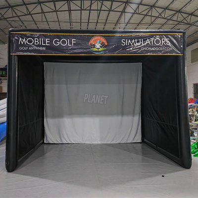 quality Tente de golf étanche à l'air pour le commerce Tente de simulateur de golf en PVC Tente de pratique de golf en plein air factory